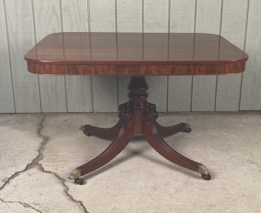 Regency Carved Mahogany Breakfast Table (1 of 9)