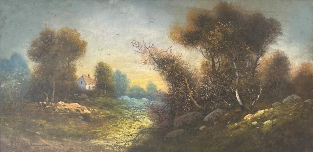 Chandler, Pastel A Bucolic Autumn Landscape (1 of 4)