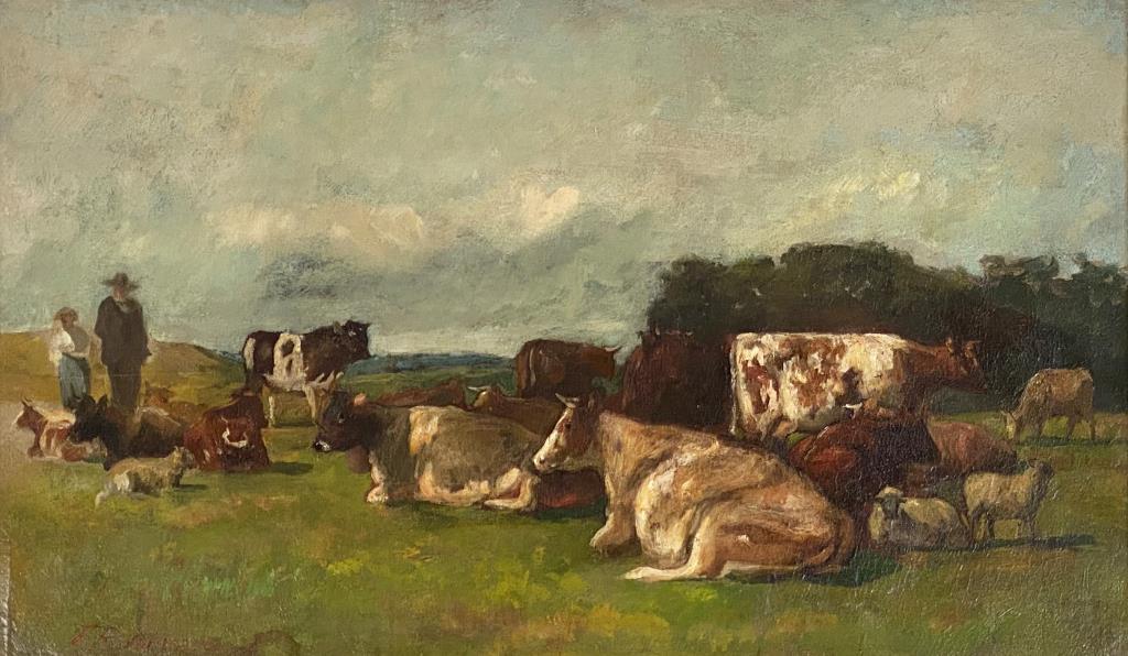 Robinson, O/C Landscape With Cattle (1 of 5)
