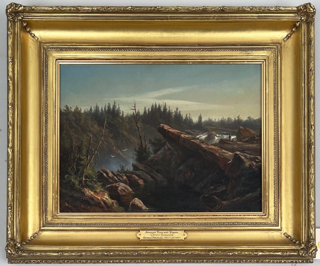 Sommer, O/C Mountain Vista with Figures (1 of 5)