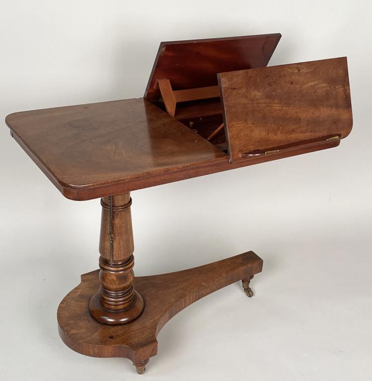 William IV Style Mahogany Reading Table (1 of 6)