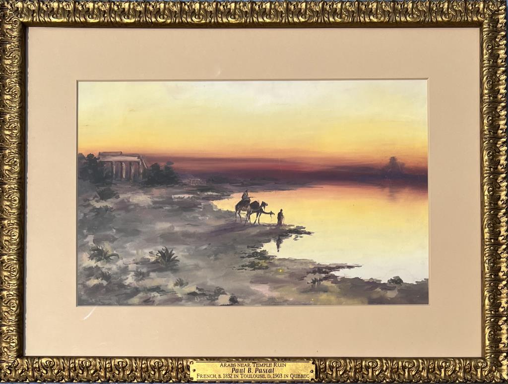 Pascal, Gouache/Paper Temple Ruin (1 of 5)