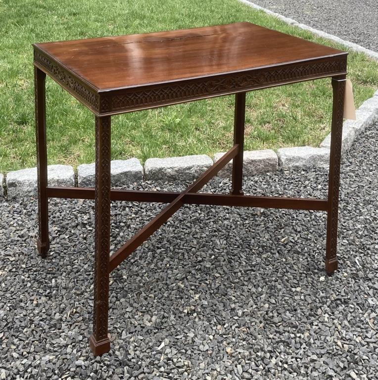 George III Mahogany Silver Table, 18th C. (1 of 10)