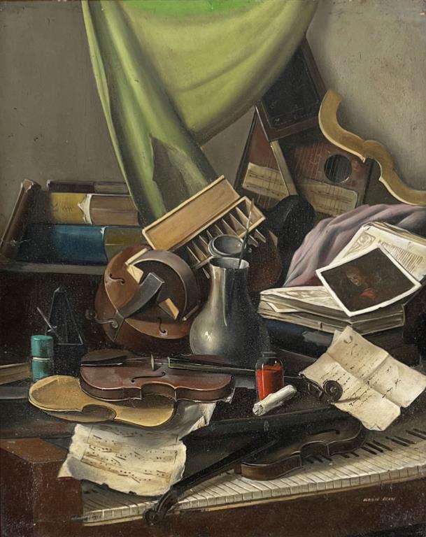 Gajoni O/B Still Life, Instrument Maker's Workshop (1 of 6)