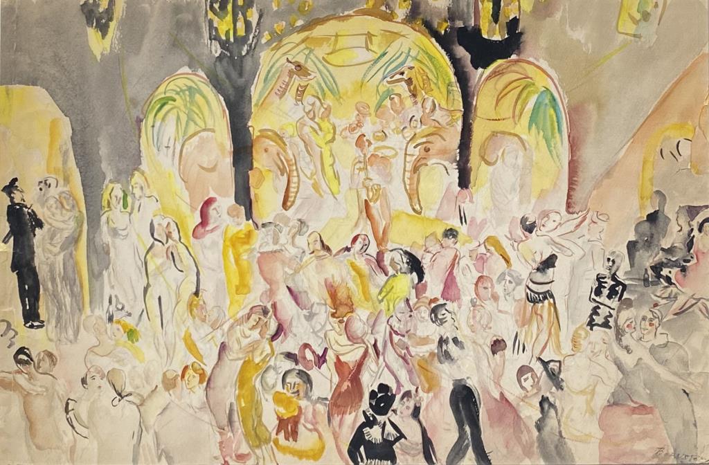 Bernstein, Whitney Reception Watercolor (1 of 6)