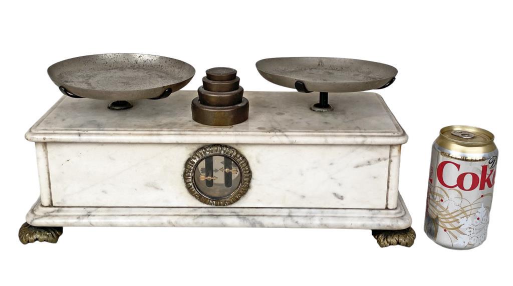 19th Century Marble Table Scale (1 of 7)