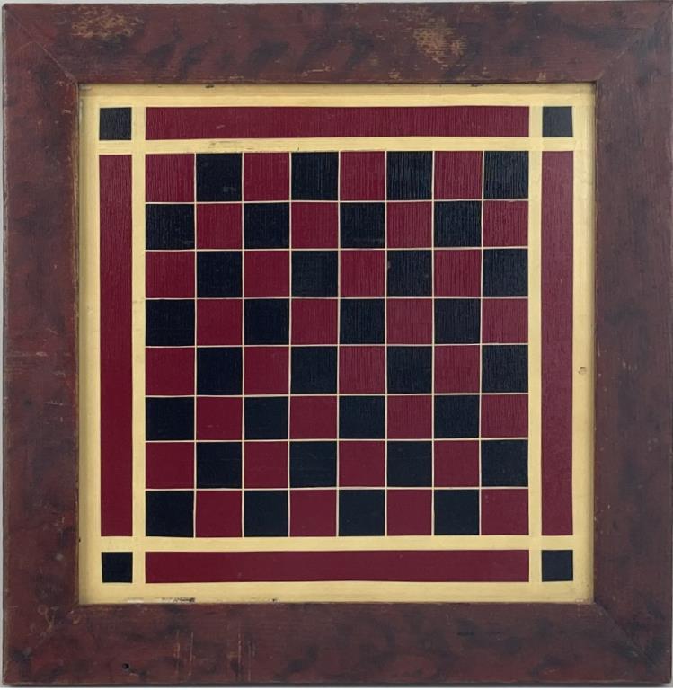 Folk Art Painted Game Board (1 of 3)