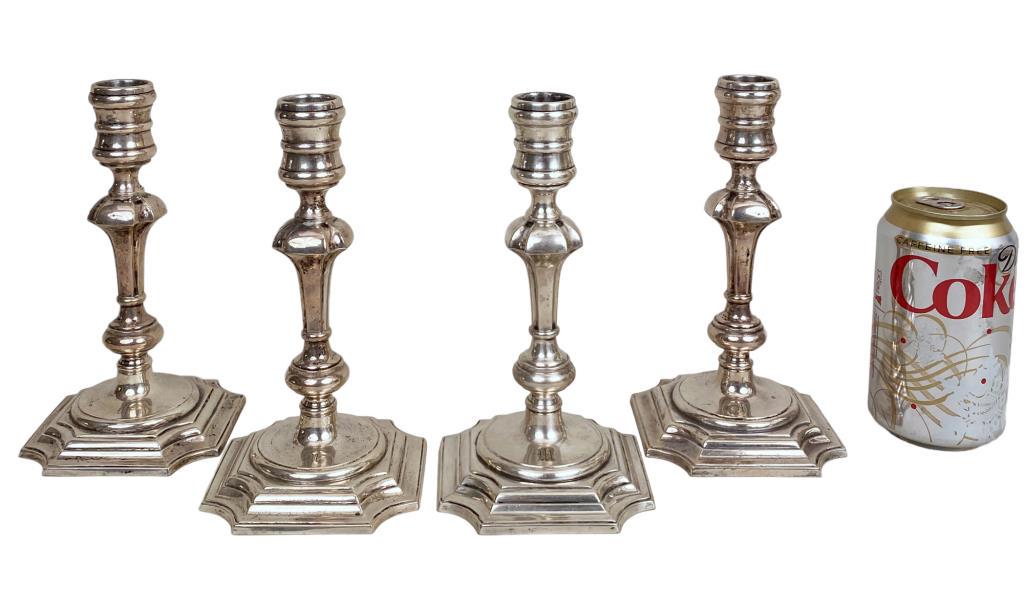Set Four Hamilton Weighted Sterling Candlesticks (1 of 4)
