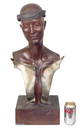 William Ludwig, Patinated Bronze Bust Sculpture