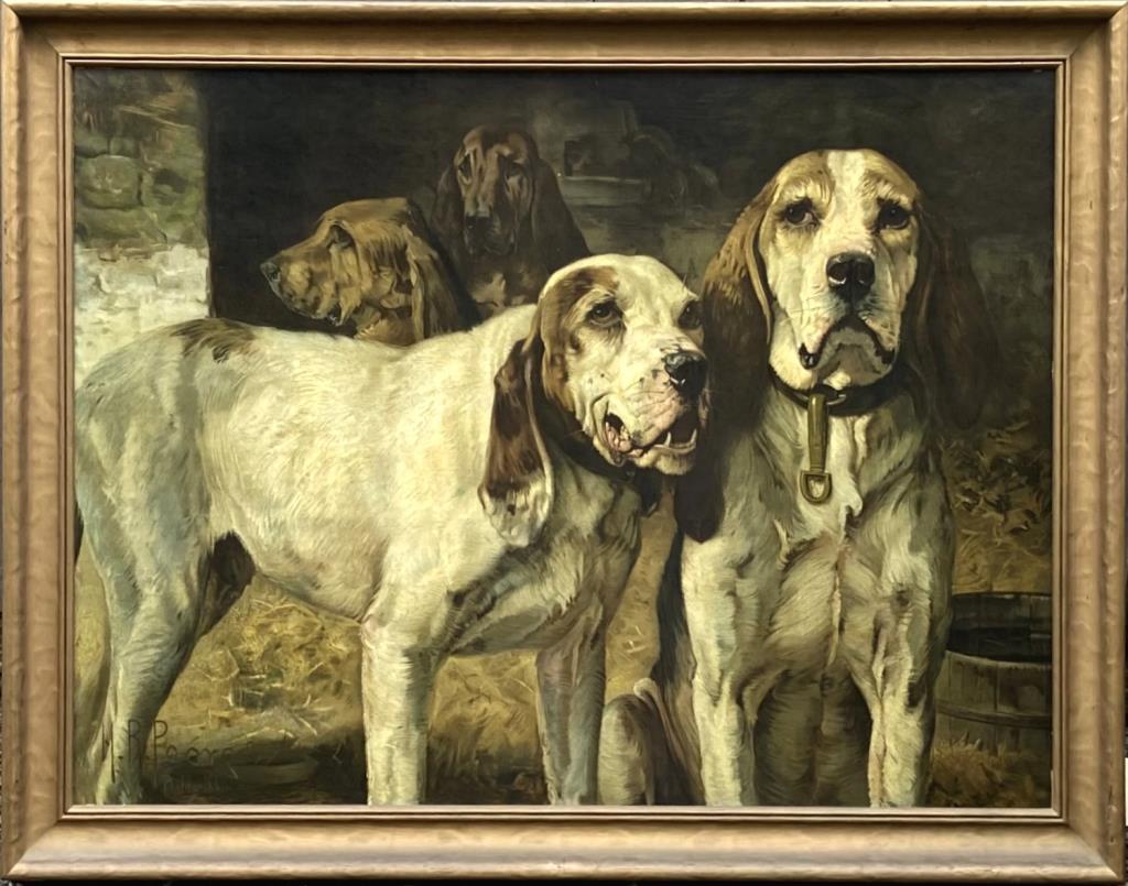 H.R. Poore, "Bear Dogs" Advertising Lithograph (1 of 3)