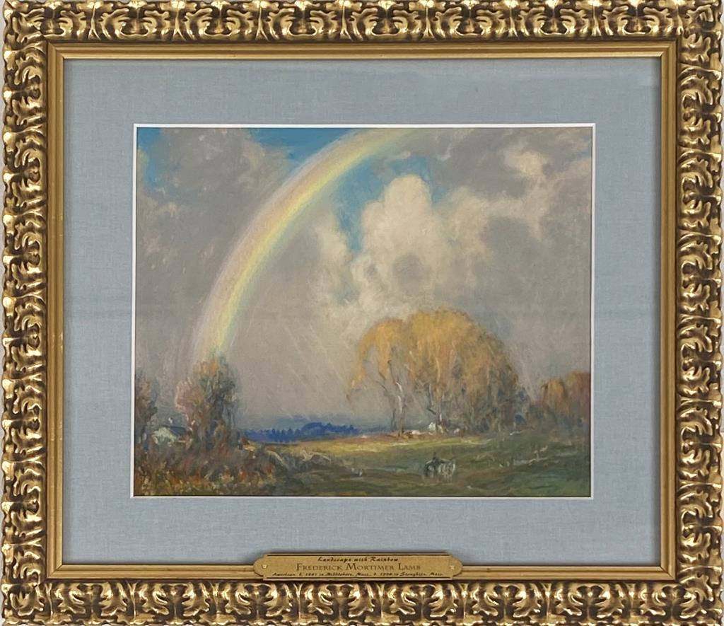 Frederick Mortimer Lamb, Rainbow Pastoral Scene (1 of 3)