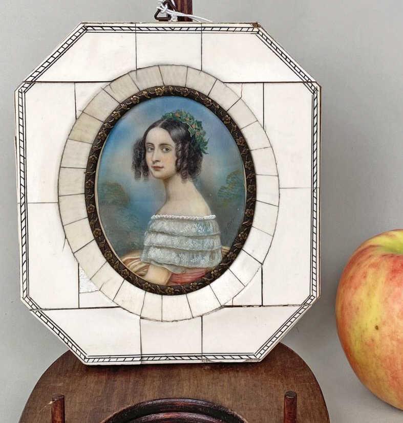 J. Stieler, Portrait Miniature (1 of 6)