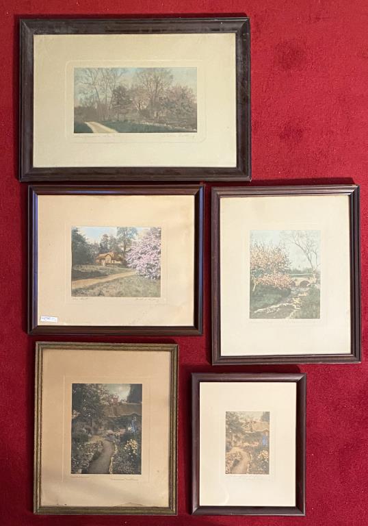 Five Vintage Wallace Nutting Prints (1 of 4)