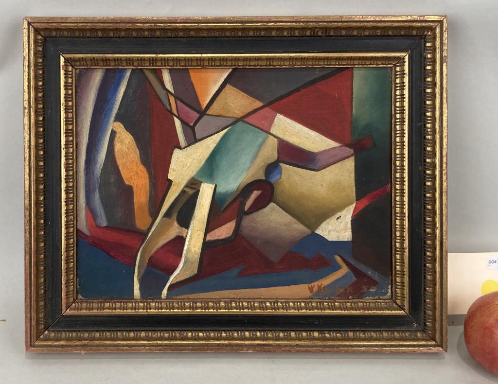Klubeck, Abstract O/CB Dated 1950 (1 of 5)