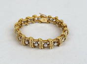 18K Gold & Diamond Bracelet