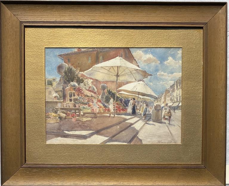 Johnson, Framed W/C (1 of 4)