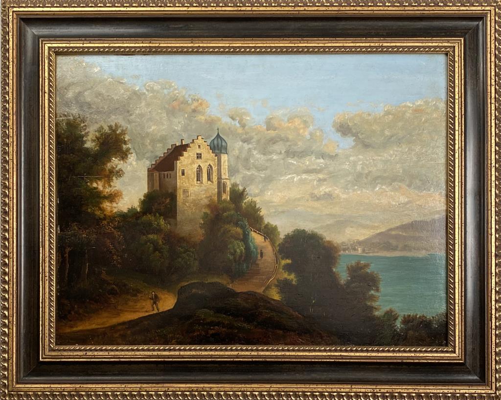 European School O/B Landscape With Castle (1 of 5)