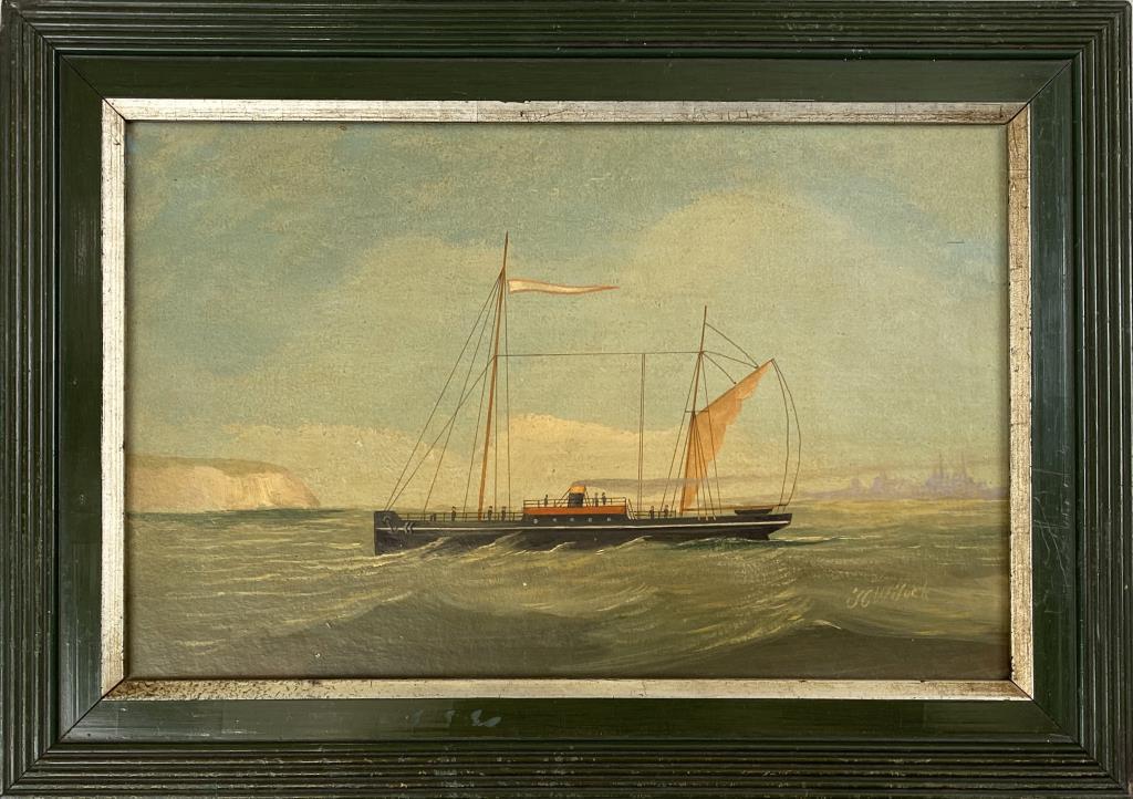 American School O/B Steamship Painting (1 of 4)