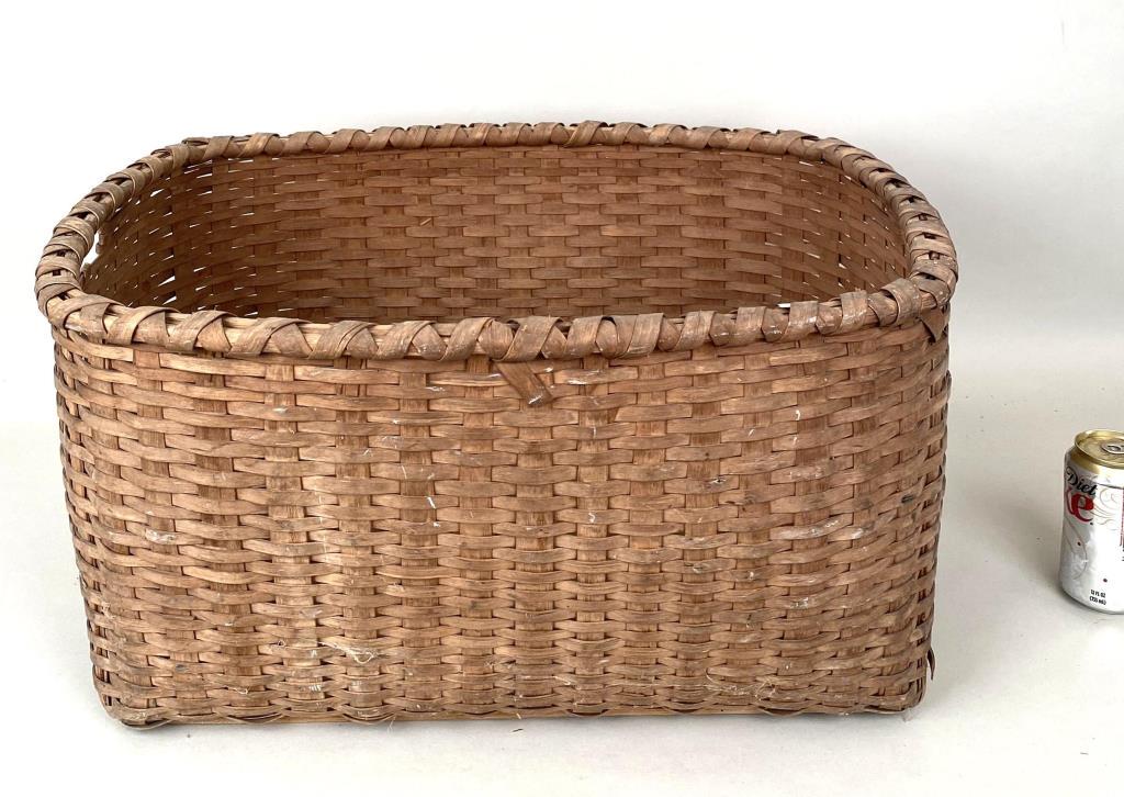 Splint Woven Gathering Basket (1 of 6)