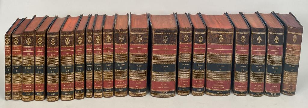 20 Vol. Bulletin Des Lois de Republique Francaise (1 of 7)