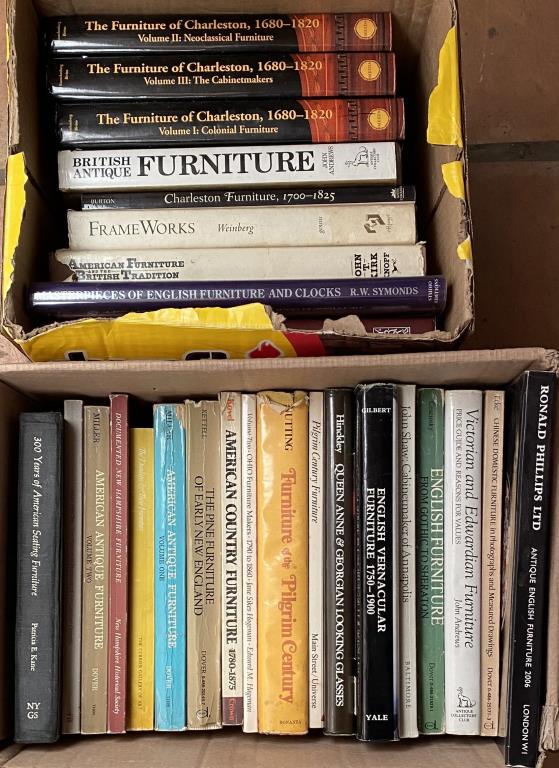 Two Boxes Reference Books - Antique Furniture (1 of 3)