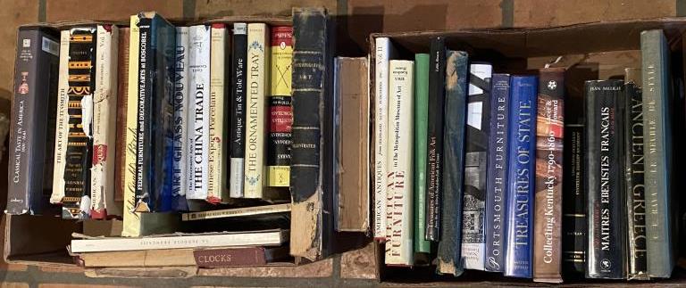 Two Boxes Art & Antiques Reference Books (1 of 3)