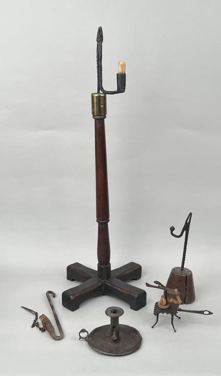 Large Early Rush Light/Stand, Other Early Lighting (1 of 5)