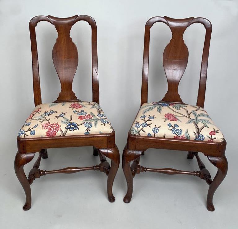 Pair Bermuda Queen Anne Cedar Side Chairs (1 of 12)