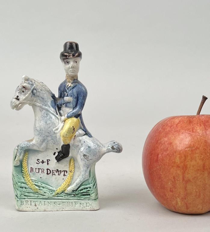 Prattware Figure, Sir Francis Burdett (1 of 7)