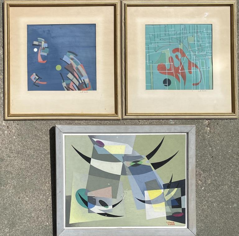 York, Three Abstract MCM Compositions A/P (1 of 9)