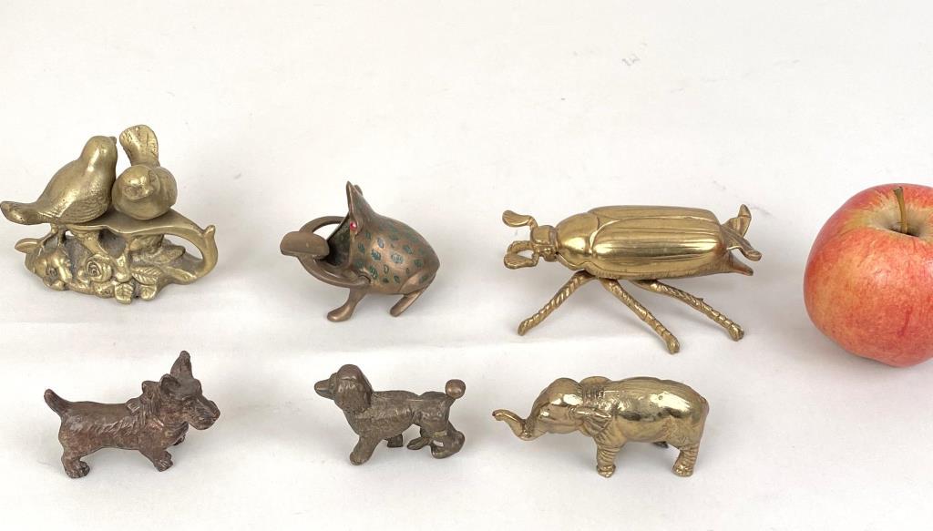 Group Six Brass Animals (1 of 3)