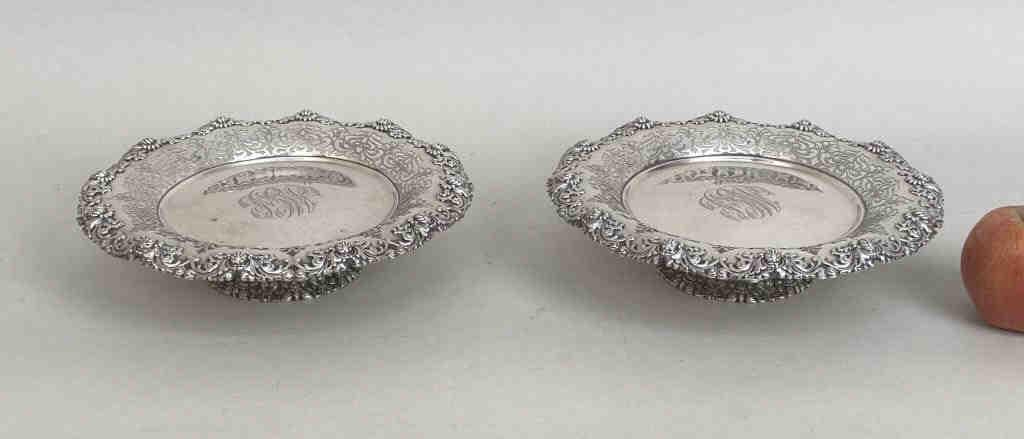 Exquisite Pair Tiffany Sterling Dessert Compotes (1 of 10)