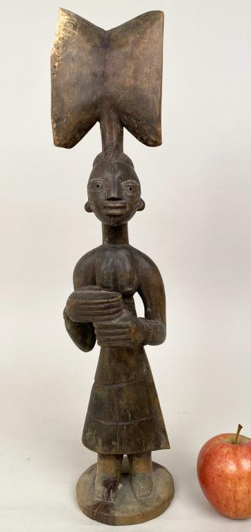 African Carved Wood Yoruba Shango Figure (1 of 7)