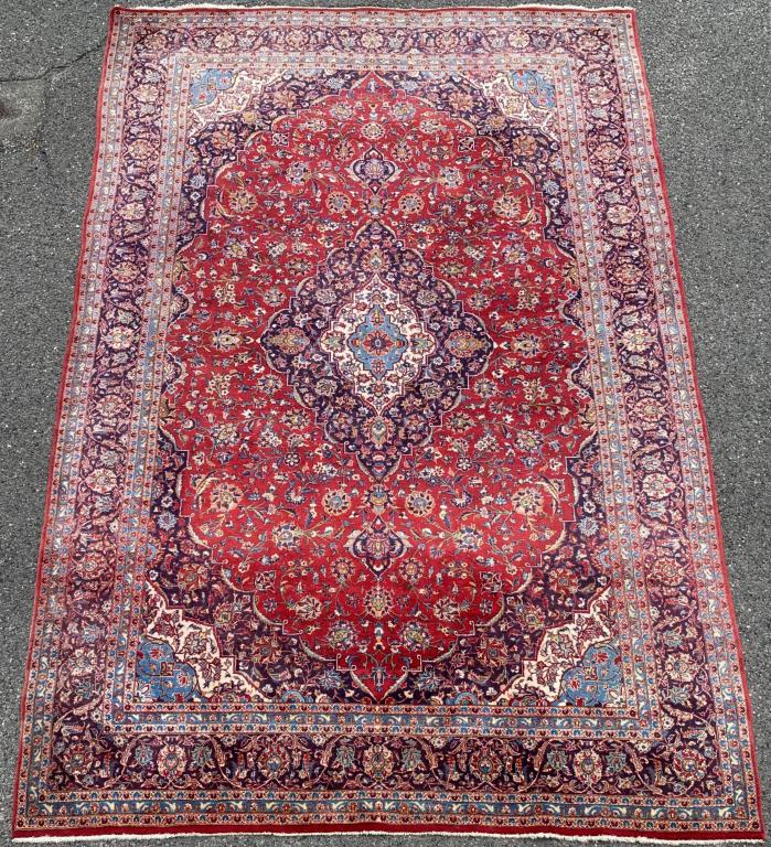 Persian Kashan Room Size Carpet (1 of 4)