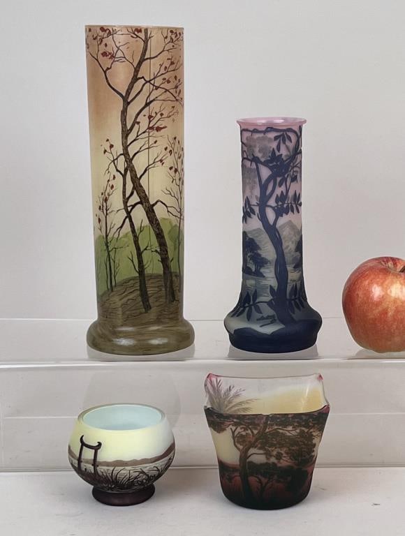 Group Four Art Glass Vases (1 of 11)