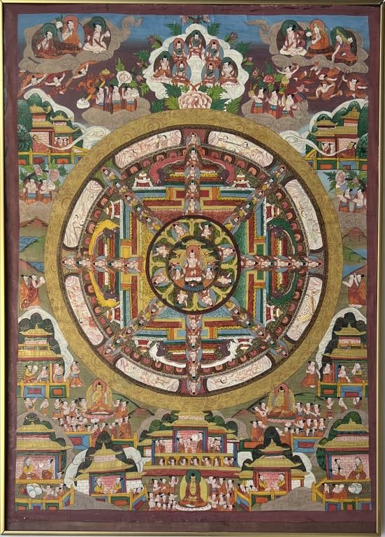 Tibetan Mandala Thangka (1 of 5)