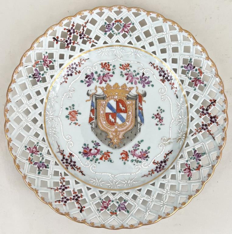 French Samson Chinese Export Style Porcelain Plate (1 of 4)