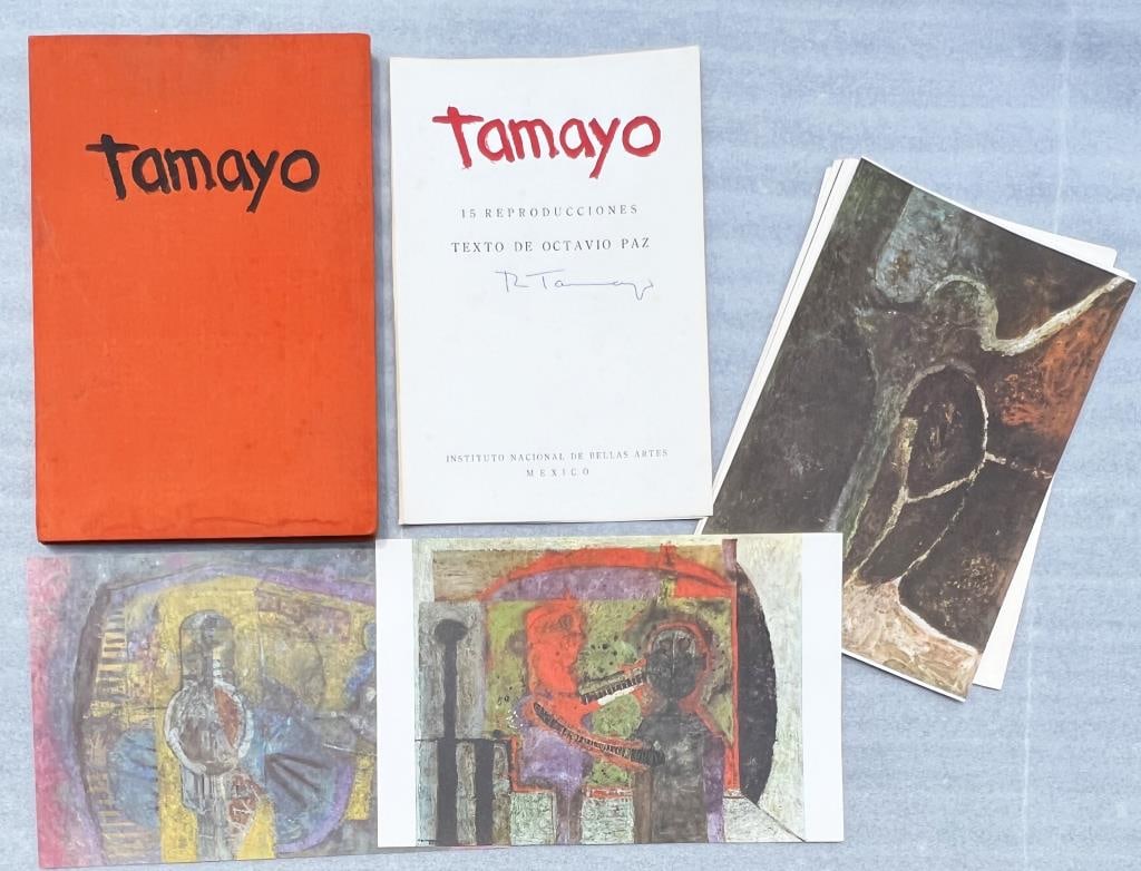 Signed Tamayo Print Portfolio Fifteen Prints, 1967 (1 of 6)