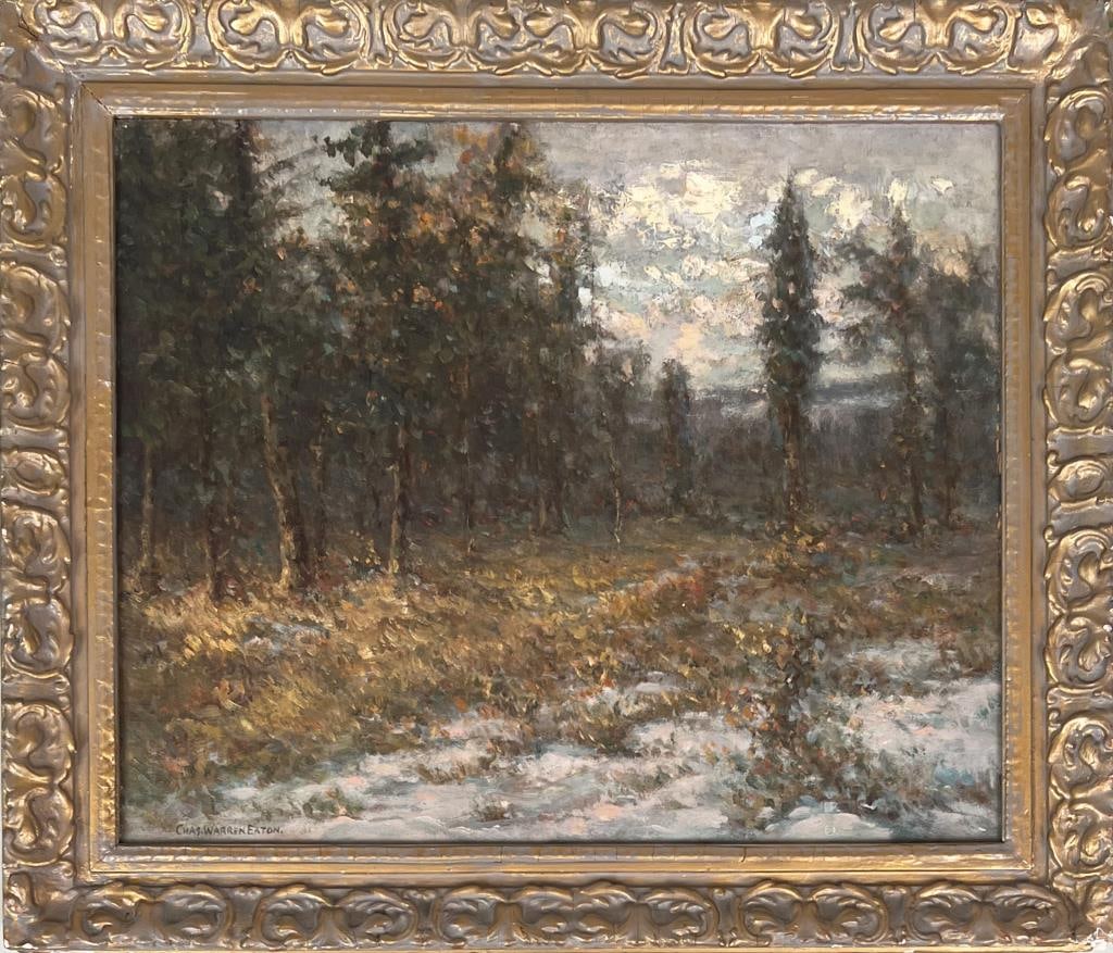 C.W. Eaton O/M Landscape "Winter Pines" (1 of 5)