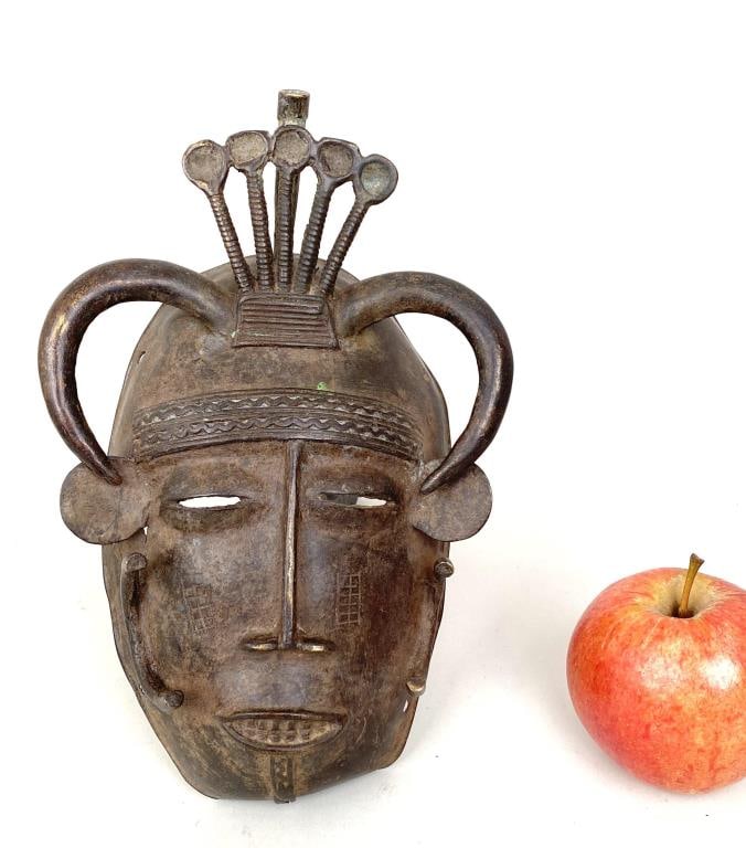 African Senufo Bronze Mask (1 of 7)