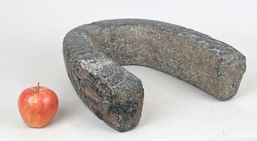 Meso Veracruz Style Stone Ceremonial Ballgame Yoke (1 of 8)