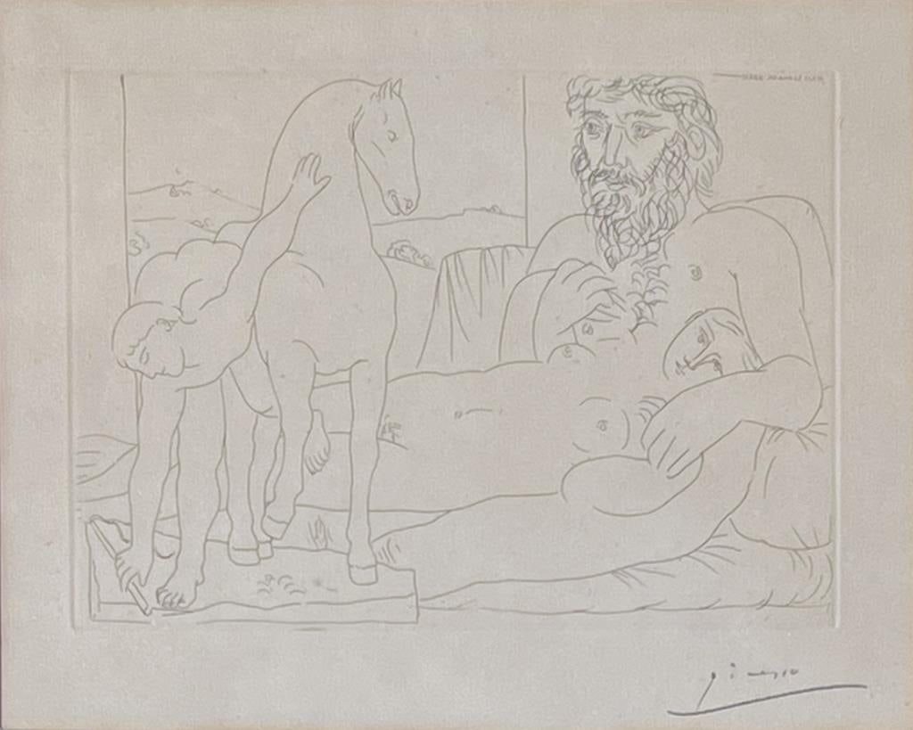 Picasso Etching "Le Repos du Sculpteur" (1 of 5)