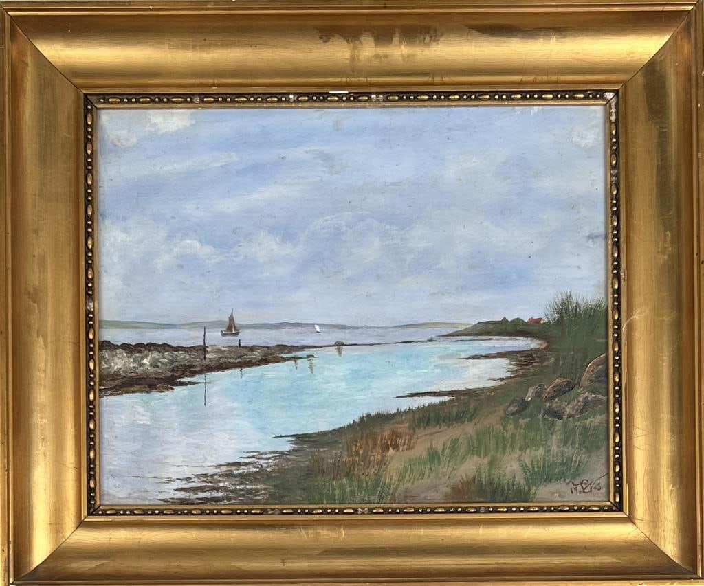 L. Wantzin, "Coastal View" Marsh Scene O/B (1 of 7)