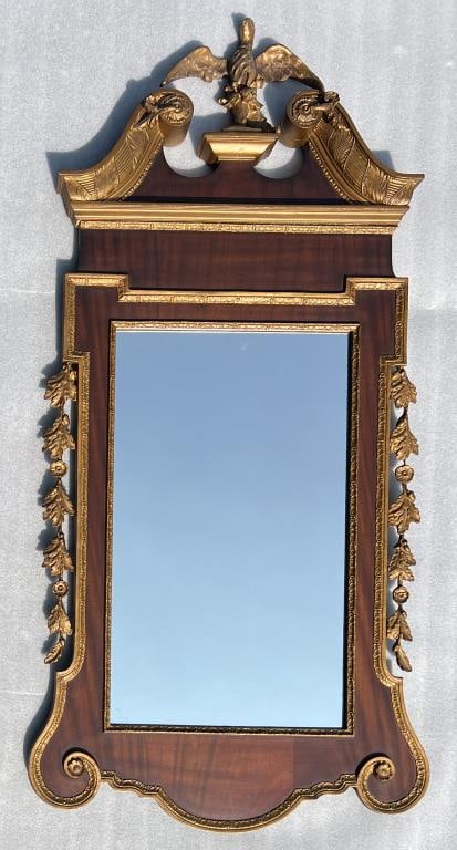 Georgian Style Gilt Mahogany "Constitution" Mirror (1 of 4)