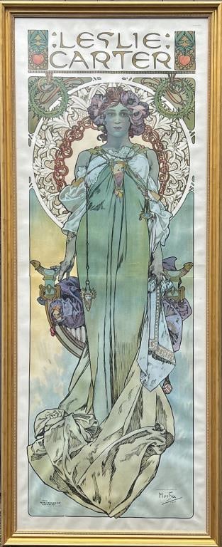 Alphonse Mucha Art Noveau Poster (1 of 8)