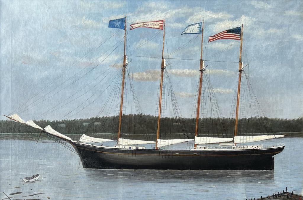 O/C Four Masted Sailboat John E. Devlin (1 of 5)