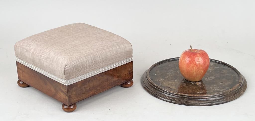 Two Small Antique English Furniture Items (1 of 6)