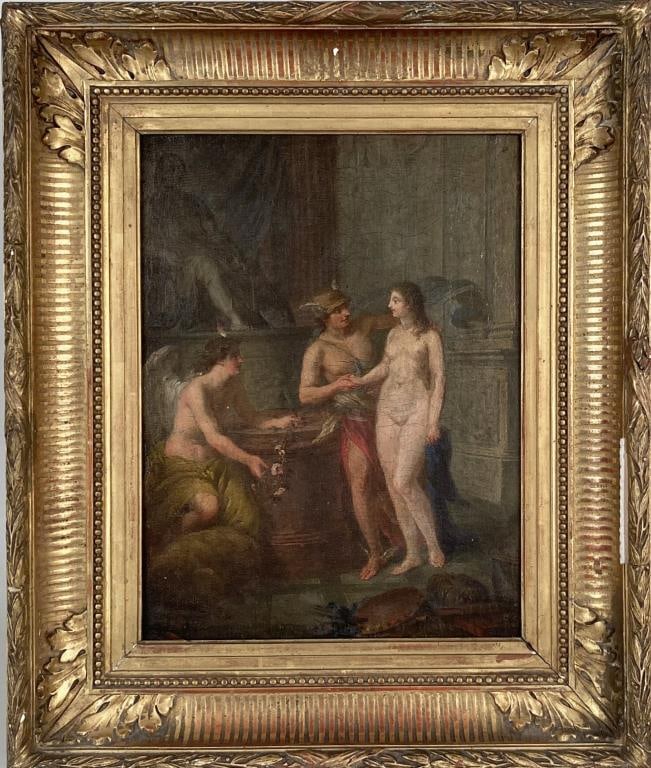 J.B. Huet, Old Master Scene, O/C (1 of 6)