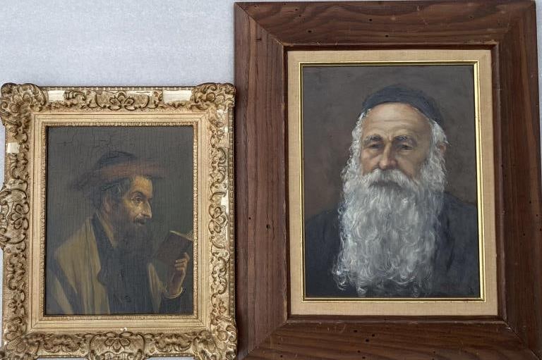 Two Framed Judaica Portraits (1 of 4)