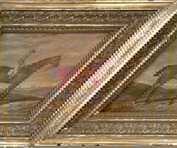 Cassidy, O/b Equestrian Scene